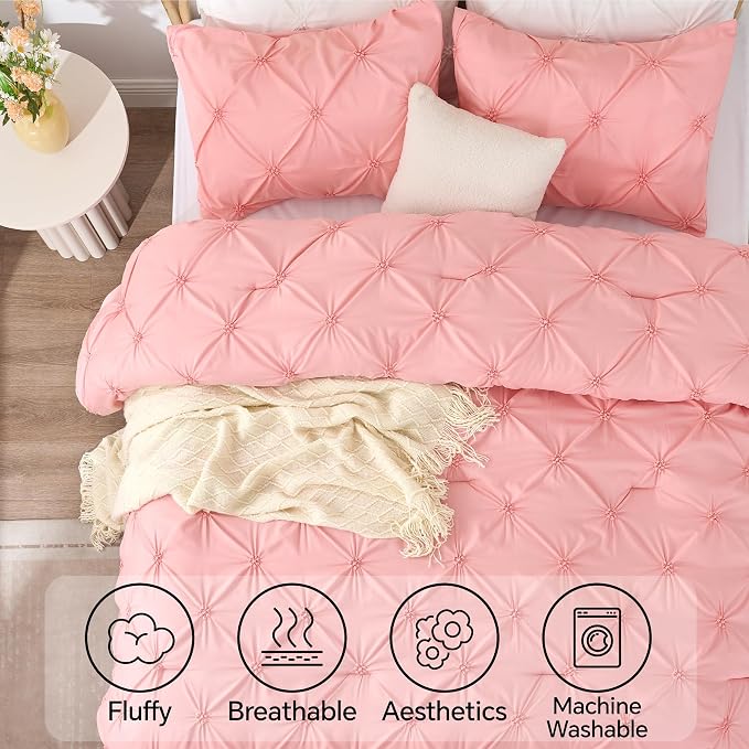 BEDELITE Pink King Size Comforter Set - Image 5