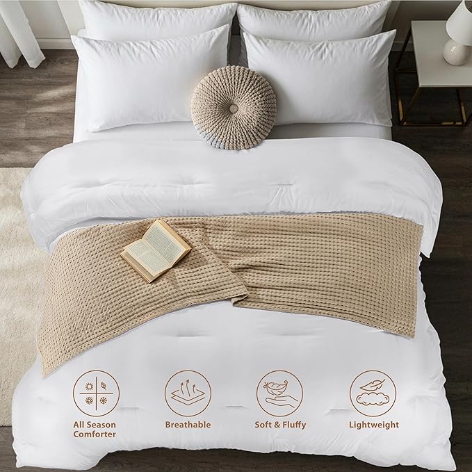Utopia Bedding Comforters Twin Size, All Season Duvet Insert, Down Alternative - Image 6