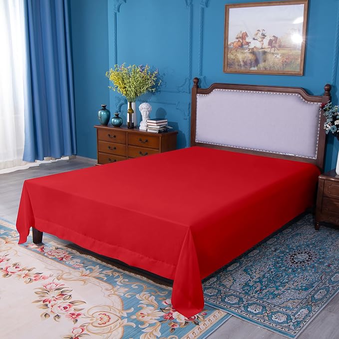 NTBAY Twin Extra-Long Flat Sheet Only - Image 5