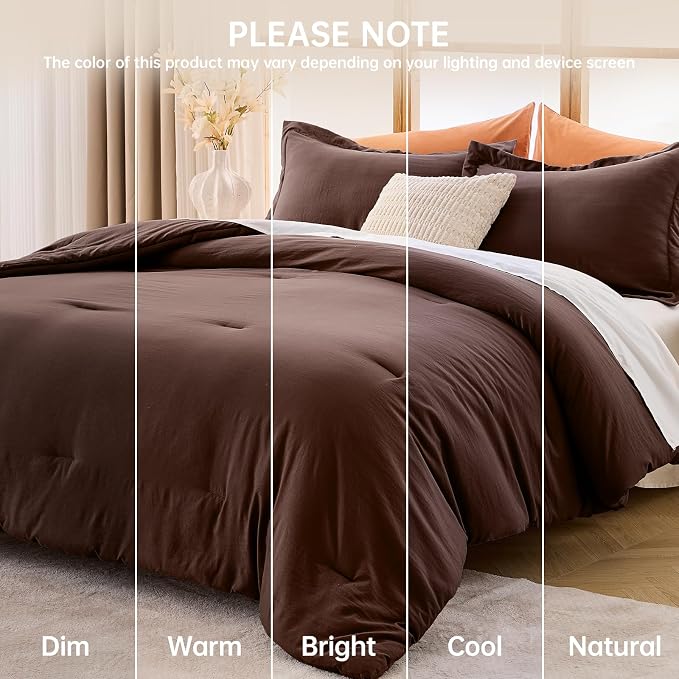 MUXHOMO Queen Comforter Set, All Season Ultra Soft Down Alternative Bedding - Image 9