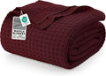 Utopia Bedding 100% Cotton Waffle Weave Blanket Queen Size by UTOPIABEDDING