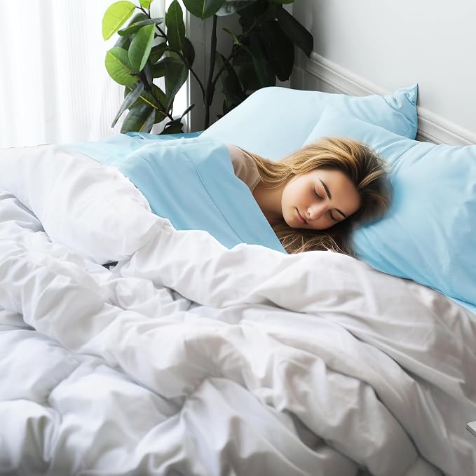 Bamboo Viscose Flat Sheets Only, Sateen Weave Full Size Flat Sheet Only - Image 6