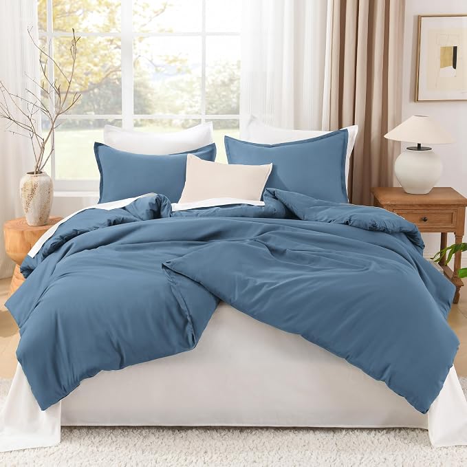 Litanika Twin XL Comforter Set Ocean Blue, 2 Pieces Extra Long Dorm Bedding Sets - Image 3