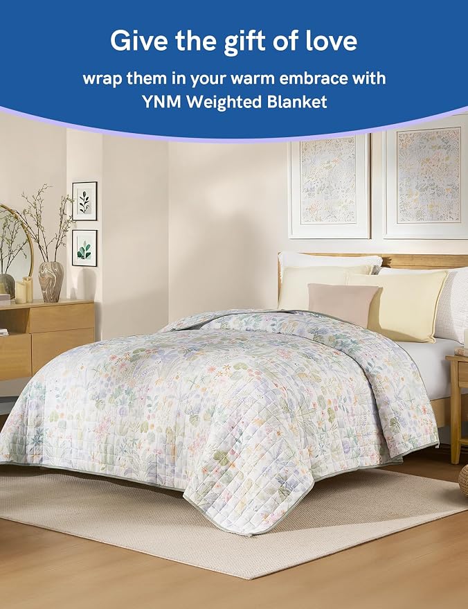 YnM Cotton King Size Weighted Blanket - Image 4