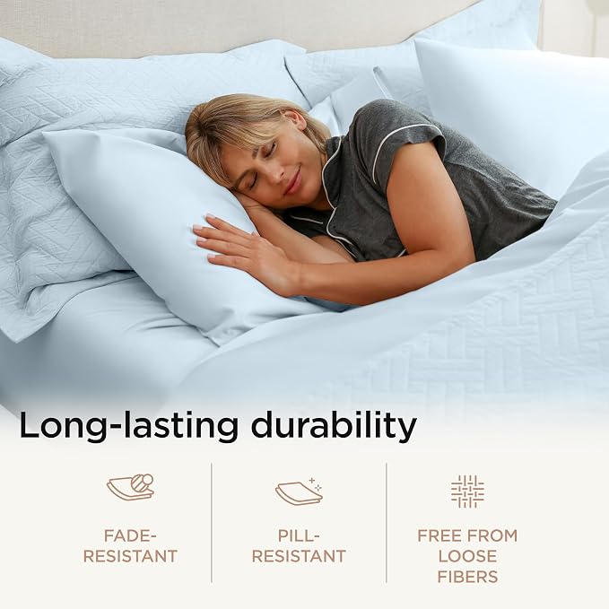 Threadmill Luxury 800 Thread Count California King 100% Cotton Sheets - Image 4