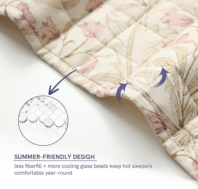 YnM 17lbs Weighted Blanket for Adults, Linen Heavy Bed Throw Blanket - Image 5