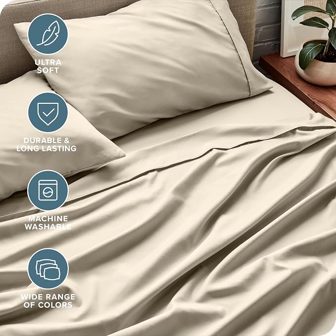Bare Home Queen Sheet Set - Image 4