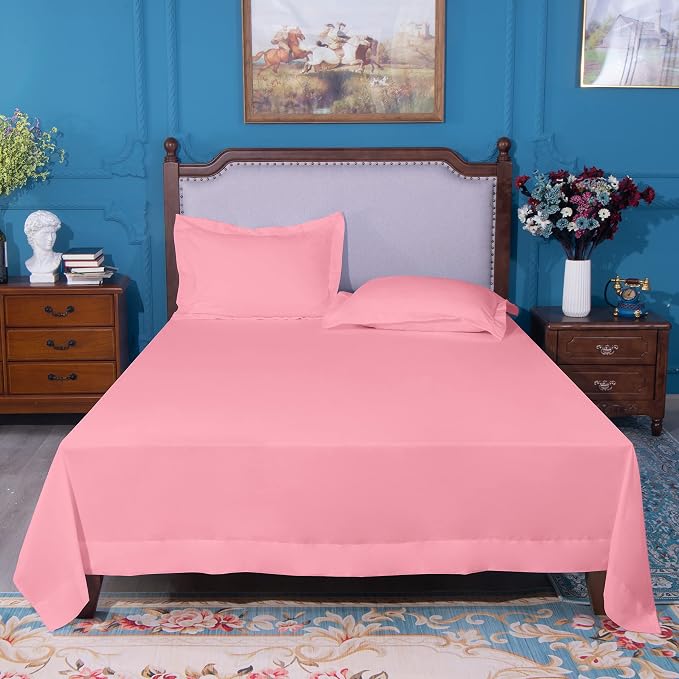 NTBAY Twin Extra-Long Flat Sheet Only - Image 4