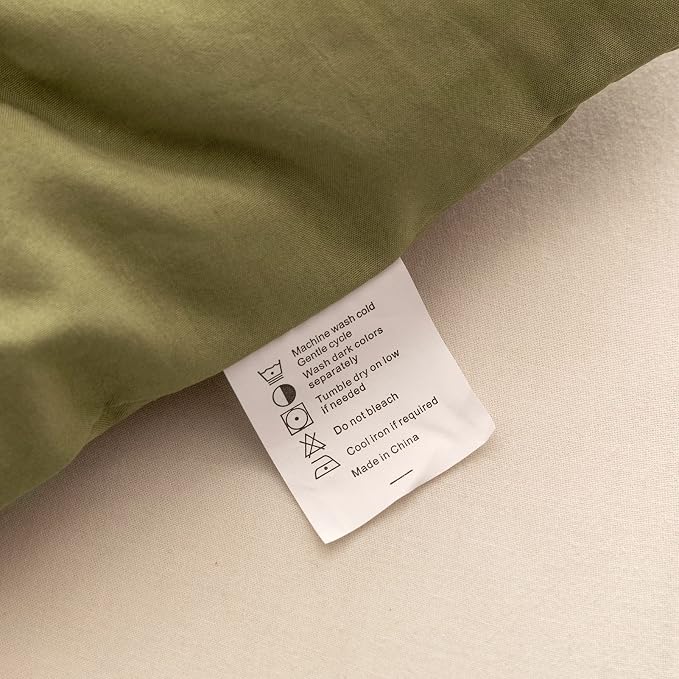 ROSGONIA Oversized Queen Comforter Olive Green - Image 8