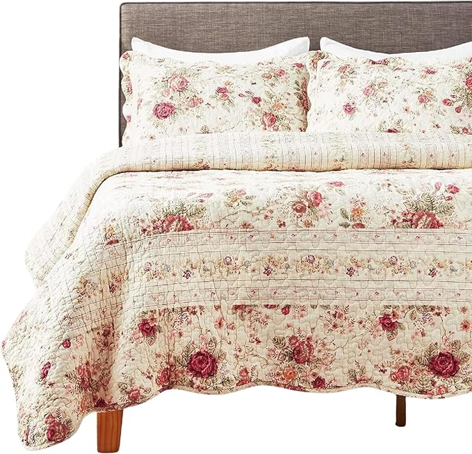 Greenland Home Antique Rose King Quilt Set by GreenlandHome