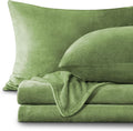 BEDELITE Flannel Sheets Full Size Green by BEDELITE