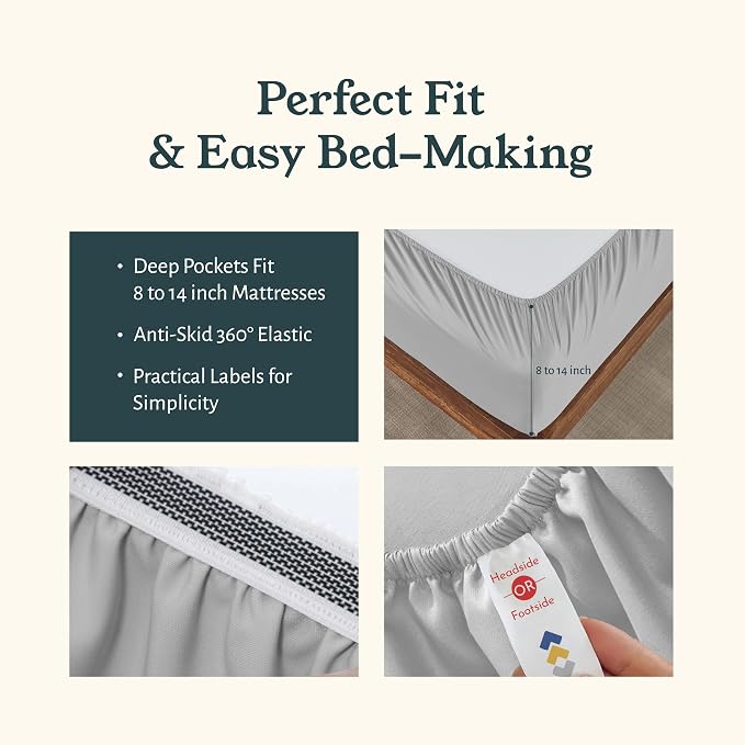 California Design Den 2-Pack Twin XL Sheets Set - Image 5