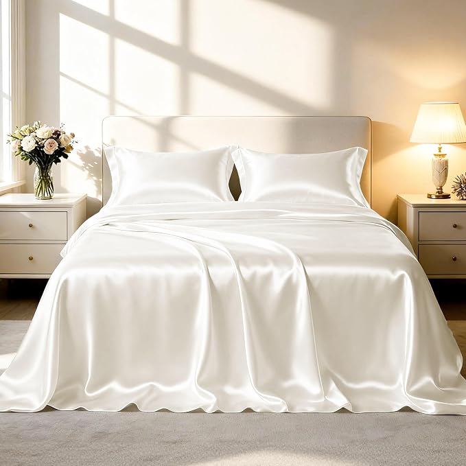 Love's cabin Satin King Sheet Sets by Lovescabin