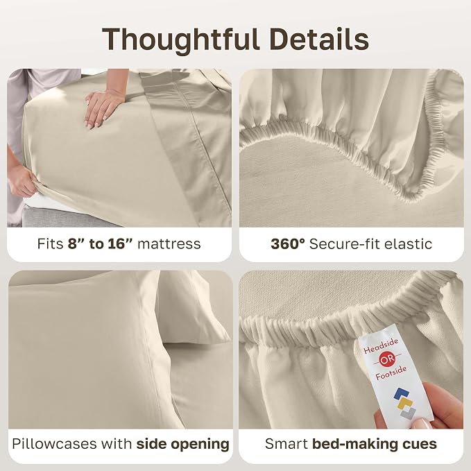 California Design Den Full Size Bed Sheets Set - Image 5