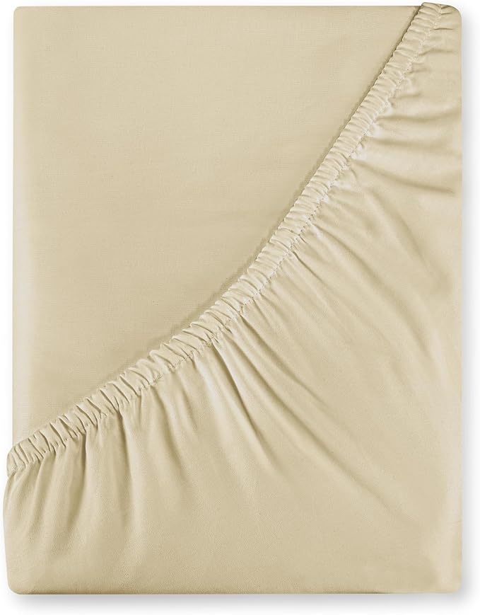 Royale Linens 400 Thread Count 100% American Grown Cotton Fitted Sheet King Size by ROYALELINENS