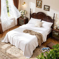 LBRO2M 1000 Thread Count 100% Cotton Sheets Set, California King Size Bed Sheet by LBRO2MBedding