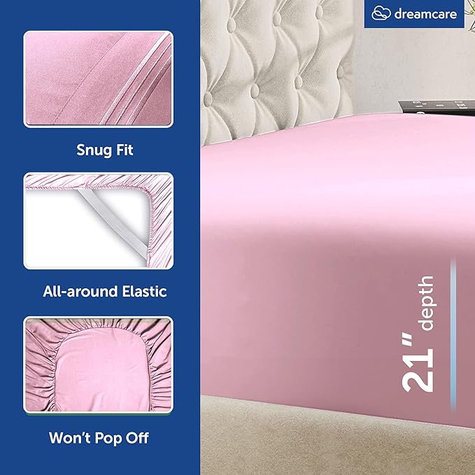 DREAMCARE King Size Sheets Set - Image 3