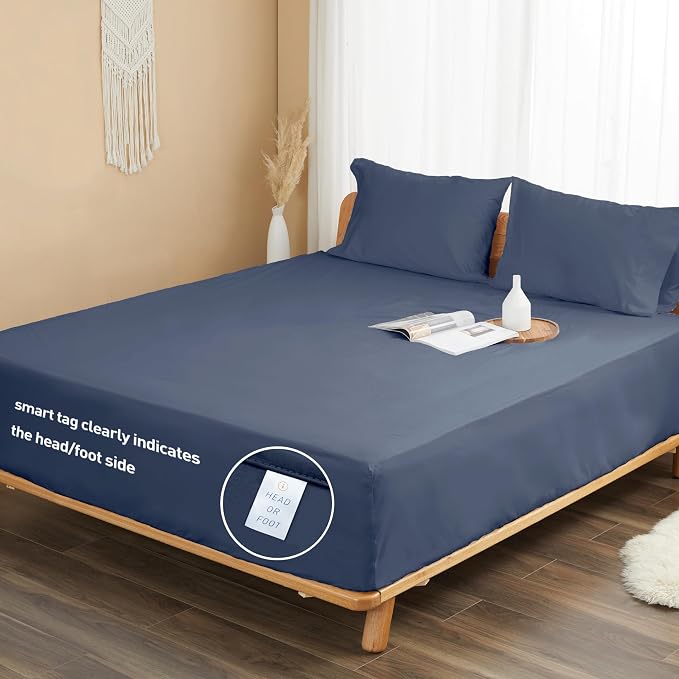 Sunflower California King Fitted Sheet, 1-Piece Deep Pocket Fitted Bottom Sheet - Image 7
