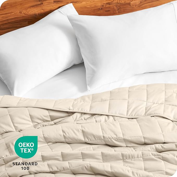 Bare Home Weighted Blanket Queen Size 20lb - Image 7
