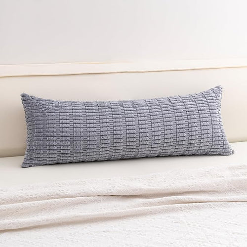 Aegero Corduroy Decorative Throw Pillow Covers 14x36 Inch Soft Striped Pillow by Unknown
