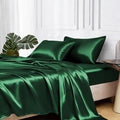 MR&HM Satin Bed Sheets, Twin Size Sheets Set by MRHM