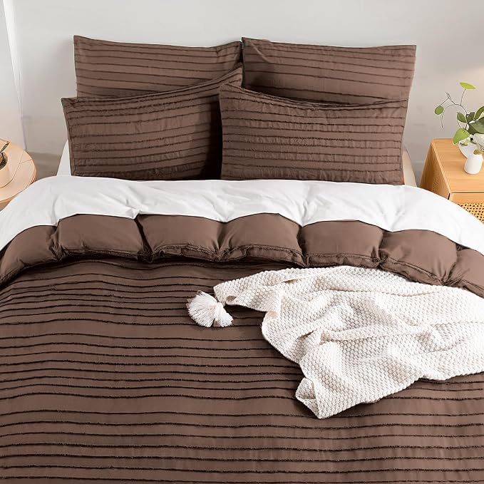 NEXHOME PRO Duvet Cover Full, 3 Pieces Boho Tufted Duvet Cover Set, Soft and - Image 7