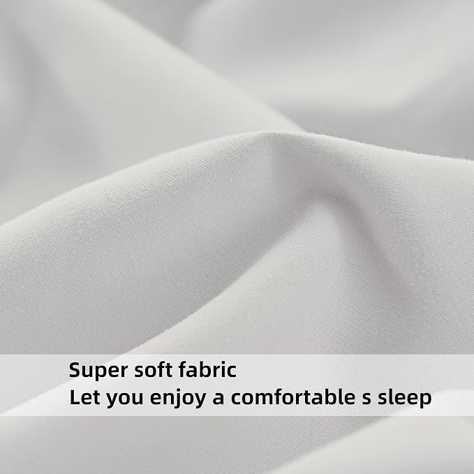 HBHLFZ Twin XL Fitted Sheet Only, Soft Breathable Bottom Sheet - Image 4