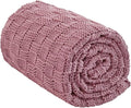 Knitted Weighted Blanket for Adult, No Beads Heavy Blanket 60” x 80'' 15lbs by Unknown