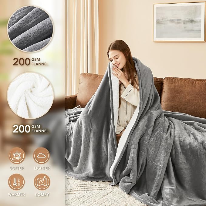 Homemate Heated Electric Blanket King Size - Image 2