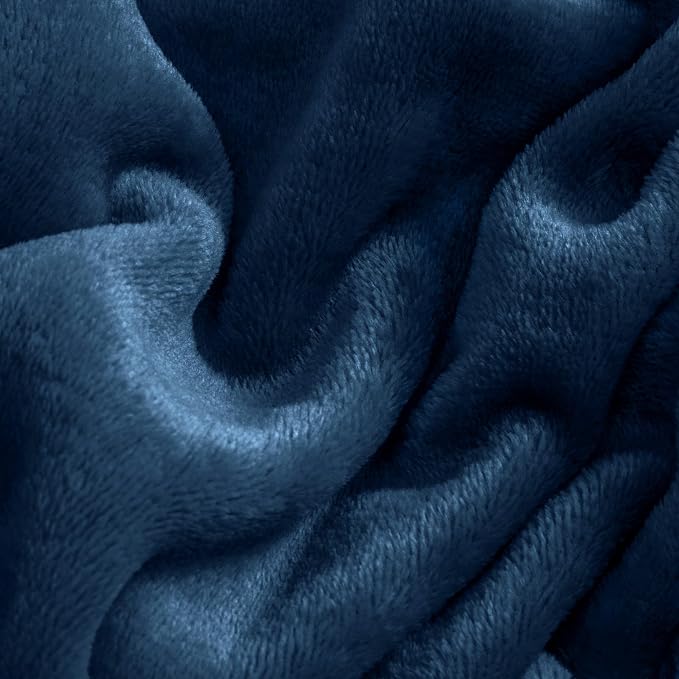 BEDELITE Flannel Sheets Twin Size Navy - Image 5