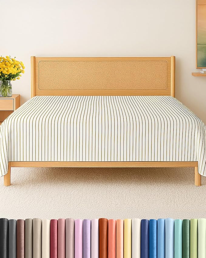 Cal King Size Flat Sheet by CGKUnlimited