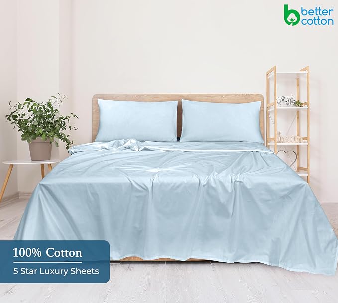 400 Thread Count 100% American Grown Cotton Flat Sheet - Image 6