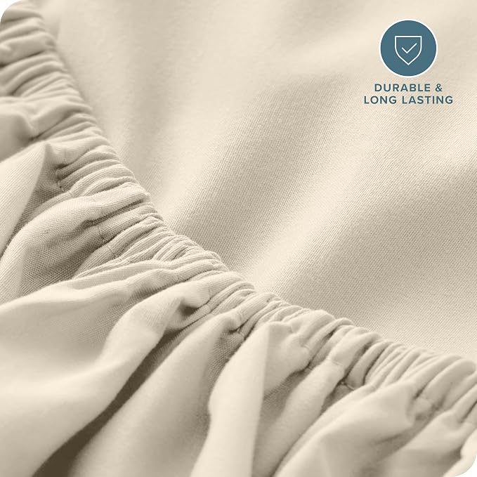 Bare Home Fitted Bottom Sheet Short Queen Size - Image 5