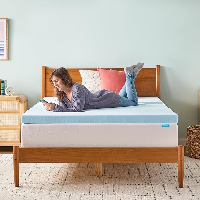 Linenspa Memory Foam Mattress Topper, Twin Size - Image 7