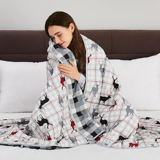CuteKing Weighted Blanket for Adults Heavy Blanket for 180-190lbs, Weighted - Image 7
