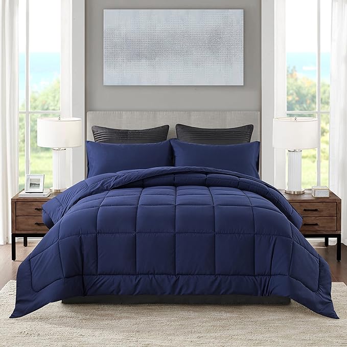DOWNCOOL Twin Comforter Set -All Season Bedding Comforters Sets by DOWNCOOL
