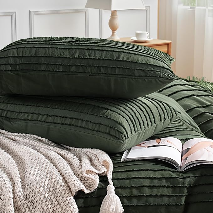 NEXHOME PRO Duvet Cover Full, 3 Pieces Boho Tufted Duvet Cover Set, Soft and - Image 6