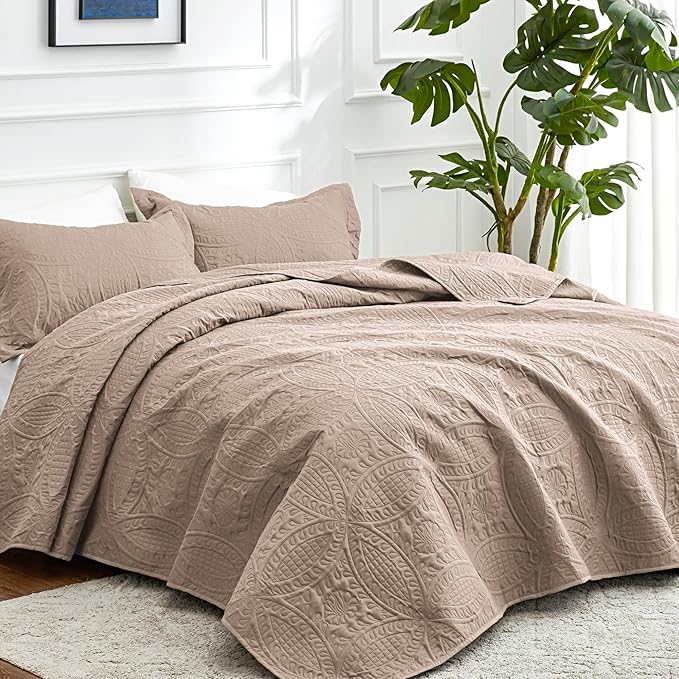 Love's cabin Quilts for Full Bed Burlwood Bedspreads Bedding Set - Image 2