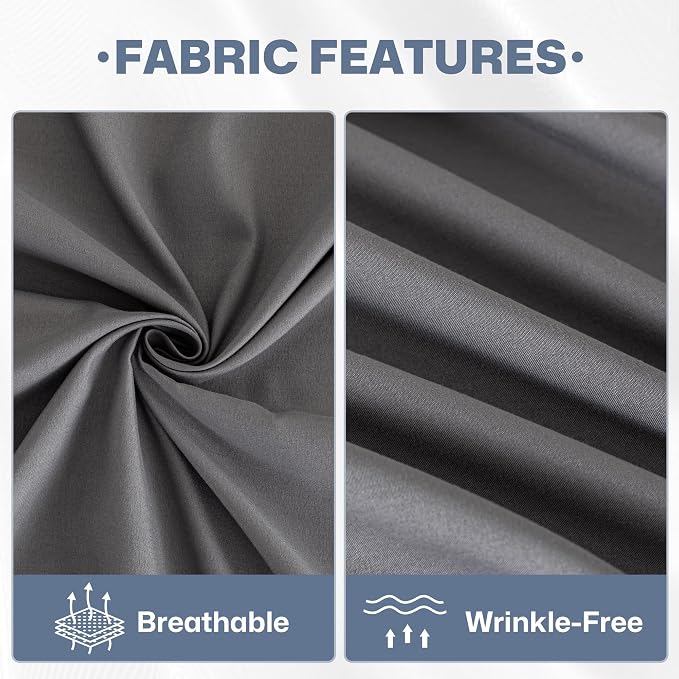 Lavisun Queen Flat Sheets 2 Pack, Hotel Quality Flat Bed Sheets, Brushed - Image 4