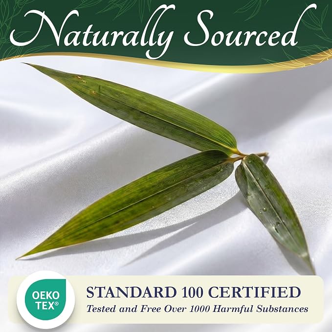 DECOLURE 100% Viscose Derived from Bamboo Sheets Twin Size - Image 7