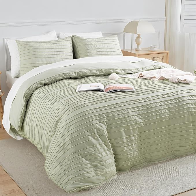 NEXHOME PRO Duvet Cover King, 3 Pieces Boho Tufted Duvet Cover Set, Soft and - Image 2