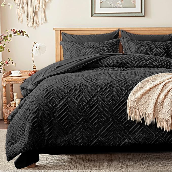 Zzlpp Full Comforter Set 7 Pieces, All Season Boho Bedding Sets - Image 2