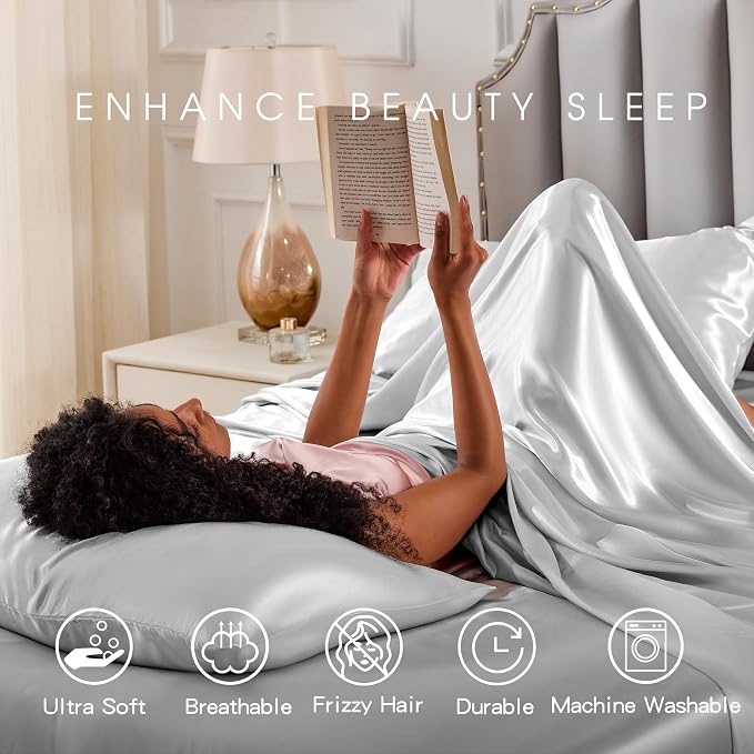 FreshCulture Satin Sheets Full Size - Image 7