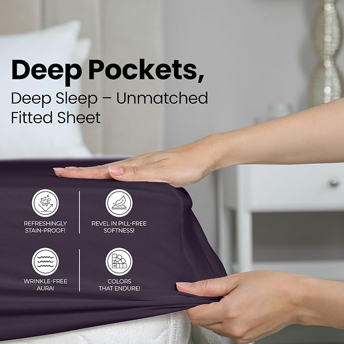 Utopia Bedding Full Fitted Sheet - Image 4