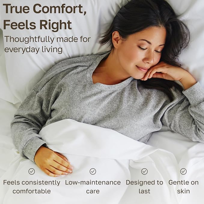 California Design Den Luxury 100% Cotton Sheets King Size Sheet Set - Image 6