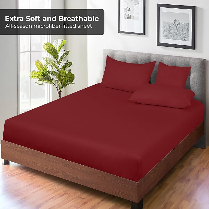 Royale Linens Fitted Sheet Twin XL - Image 4