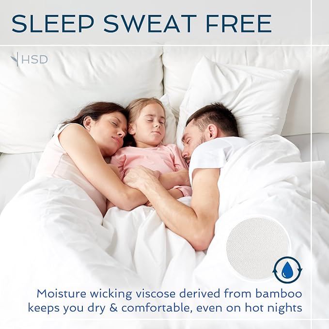Hotel Sheets Direct 100% Viscose Derived from Bamboo Sheets California King - Image 5