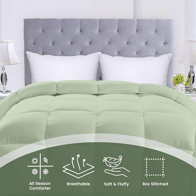 Utopia Bedding Comforters Queen Size, All Season Duvet Insert, Down Alternative - Image 3