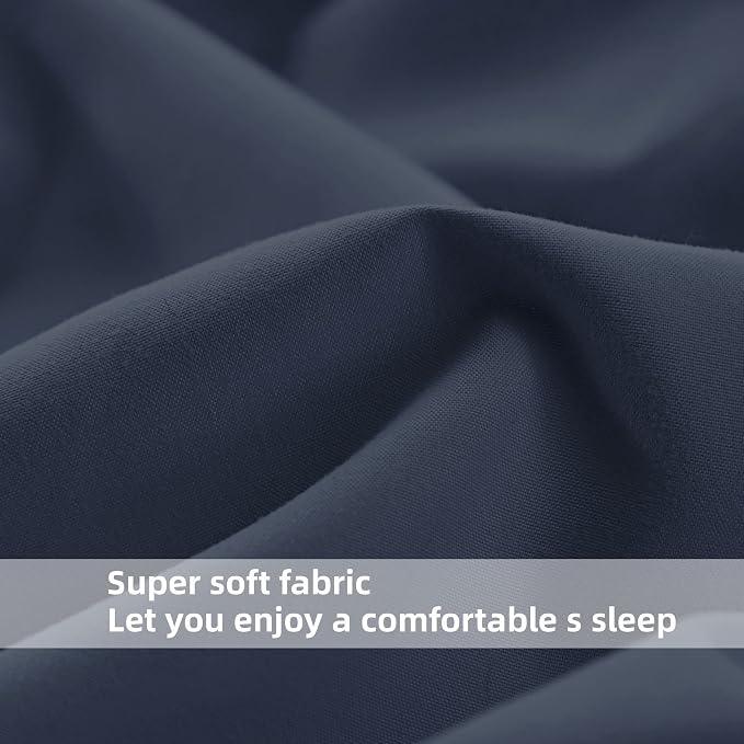 HBHLFZ Queen Fitted Sheet Only, Soft Breathable Bottom Sheet - Image 4