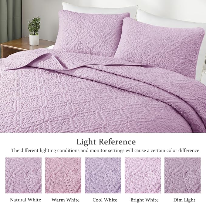 Exclusivo Mezcla Twin Quilt Bedding Set, Lightweight Soft Bedspreads Coverlets - Image 3